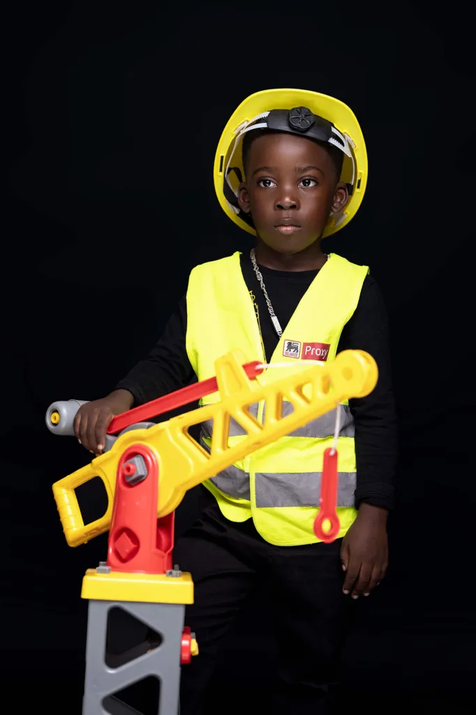 Séance photo famille et enfants au studio IsGar Étoile, Kinshasa