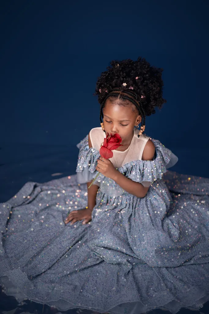Séance photo famille et enfants au studio IsGar Étoile, Kinshasa