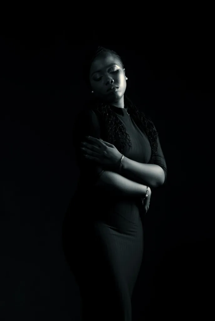 Portrait réalisé en studio à Kinshasa — IsGar Étoile Studio